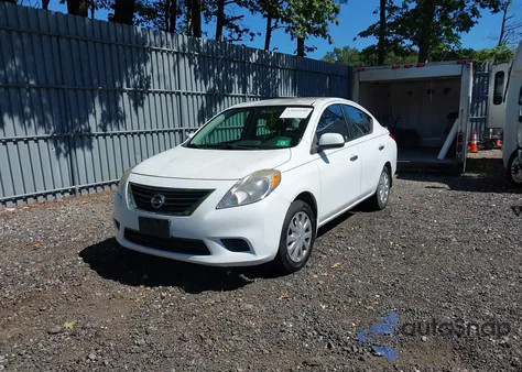 2012 Nissan Versa 1.6 Sv из США, поврежденный, VIN 3N1CN7AP7CL882720
